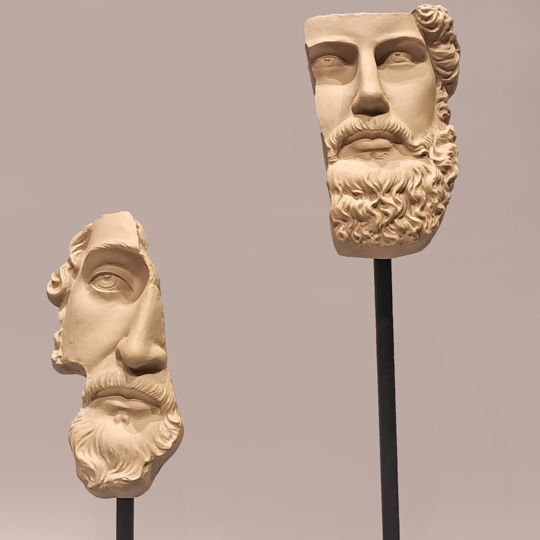 Captured Whispers of Time: A Duet of Marcus Aurelius and Lucius Verus - Decor - Bareeki