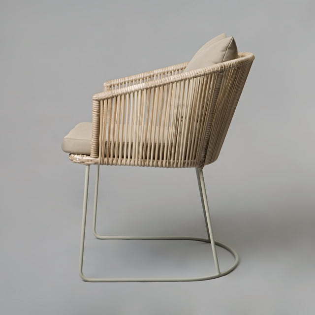 Courtyard Wicker Chair - Outdoor Chair - Bareeki