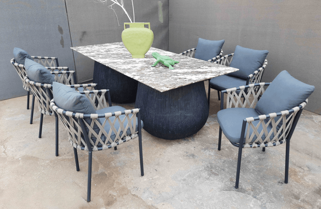 Crossbraid Patio Chair Set - Bareeki