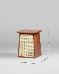 Daikei Rattan Side Table - Table - Bareeki