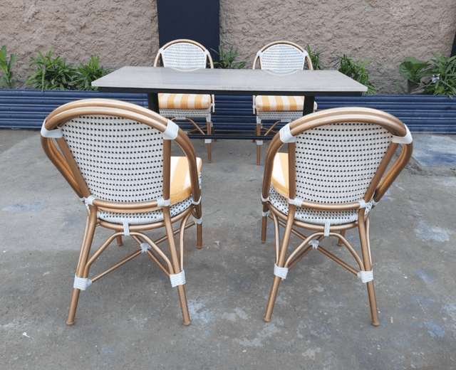 Golden Sunburst Popsicle Chair Set - Bareeki