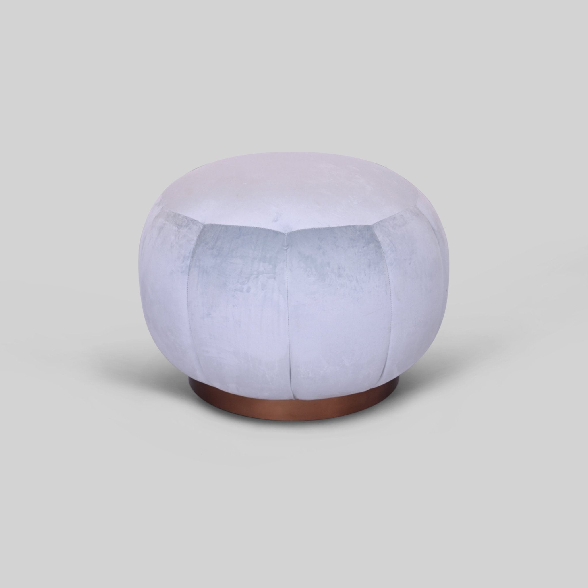 Grey Moonbeam Pouffe