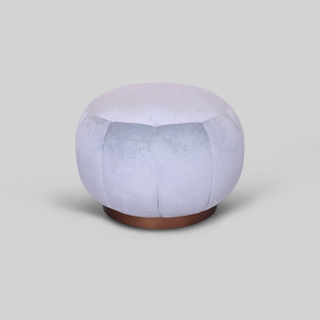 Grey Moonbeam Pouffe - Bareeki