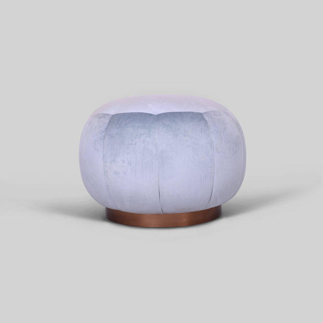 Grey Moonbeam Pouffe - Bareeki