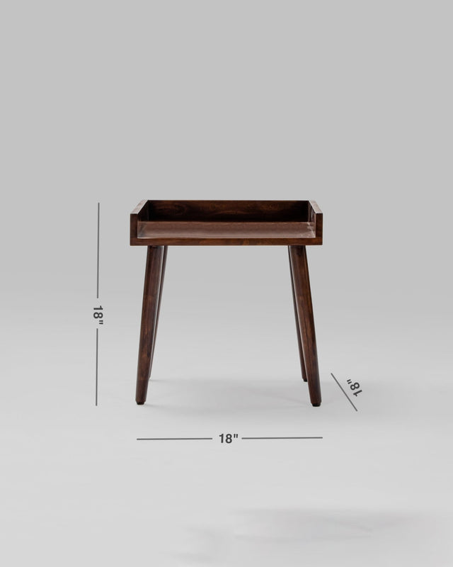 Iki Na Teak Side Table - Bedside Table - Bareeki