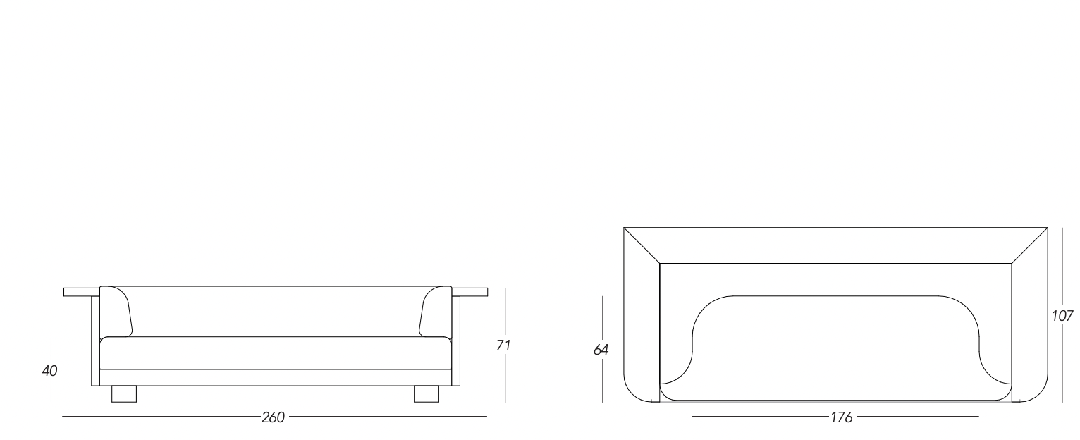 Ivory Wave Boxwood Bouclé Sofa - Bareeki