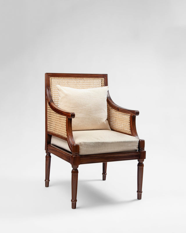 Jimmu Cane Arm Chair - Chair - Bareeki