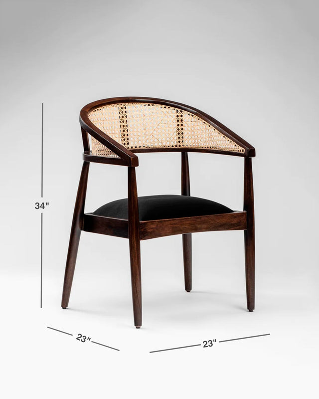 Koten Accent Cane Chair - Chair - Bareeki