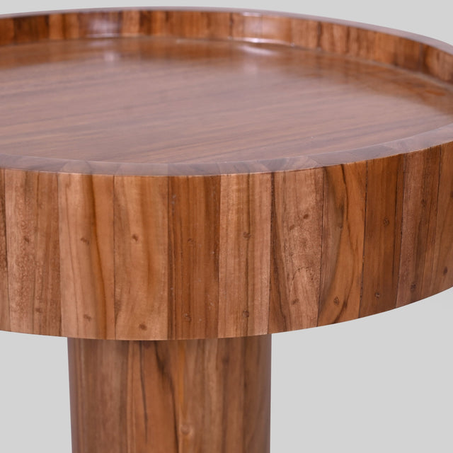 Minimalist Wood End Table - Bareeki