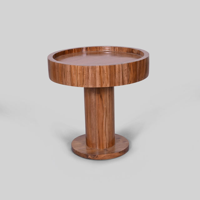 Minimalist Wood End Table - Bareeki