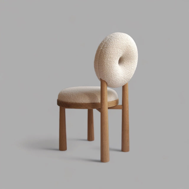 Minimalistic Halo Bouclé Chair - Bareeki