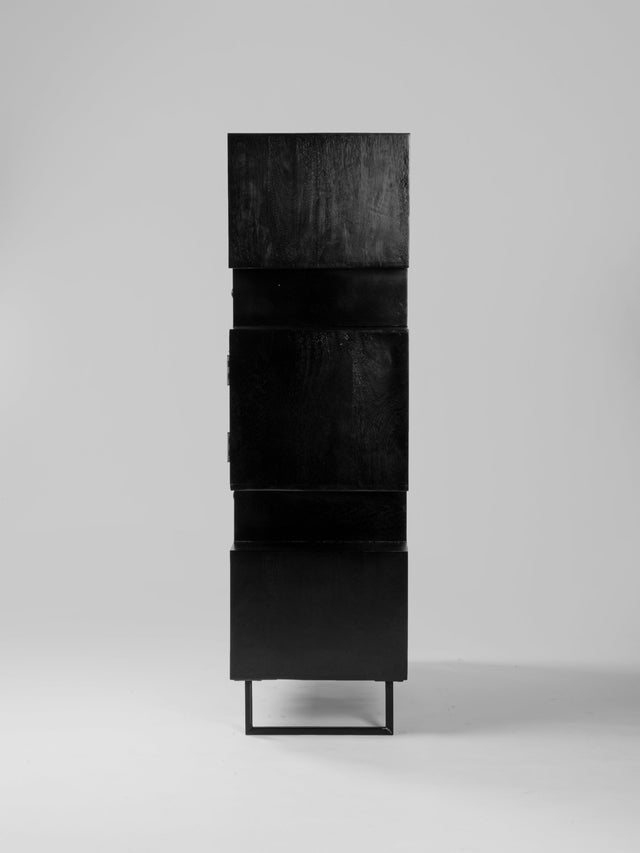 Nordic Helsinki Rattan Display & Cabinet - Cabinet - Bareeki