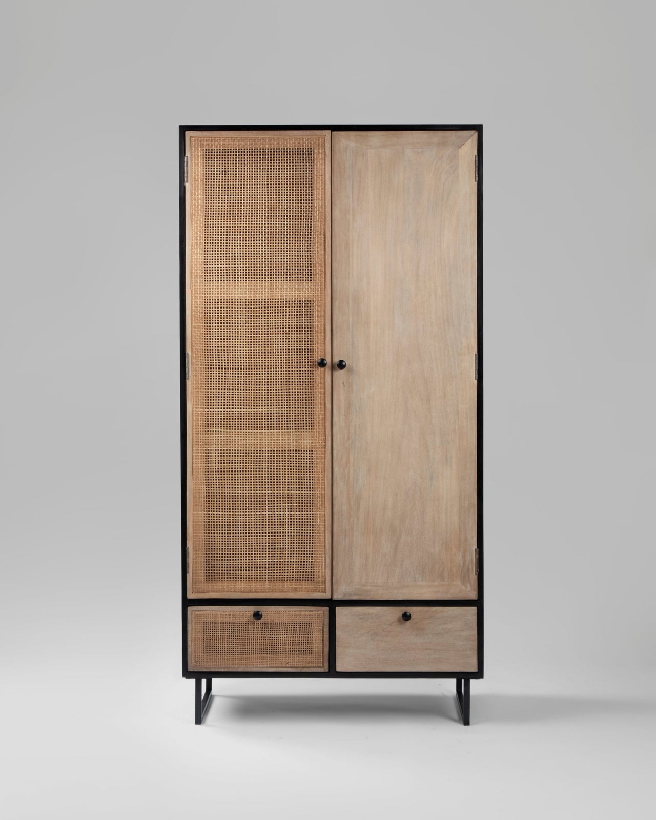 Nordic Spartan Rattan Wardrobe – Bareeki