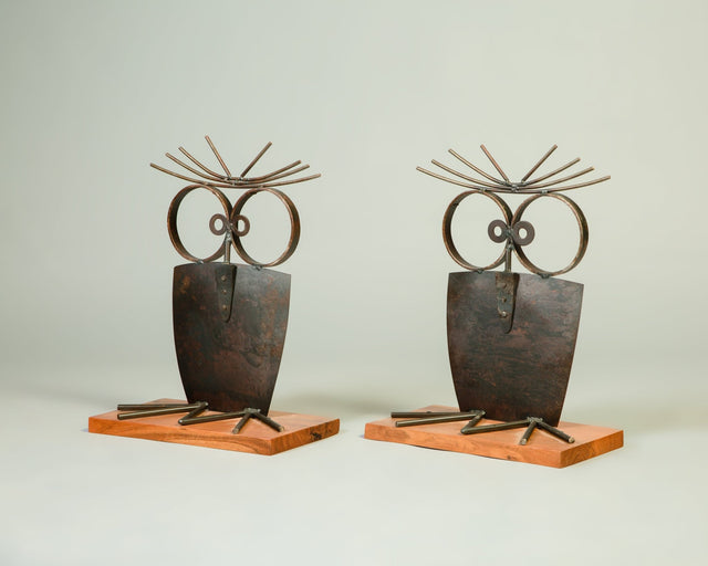 Owl Yard Art Sculpture - Decor - Bareeki