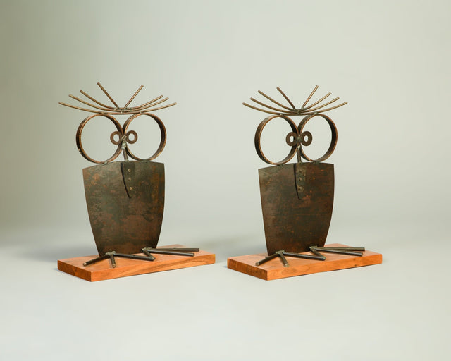 Owl Yard Art Sculpture - Decor - Bareeki