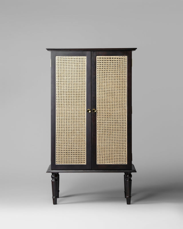 Regal Saké Rattan Bar Cabinet - Bar Cabinet - Bareeki