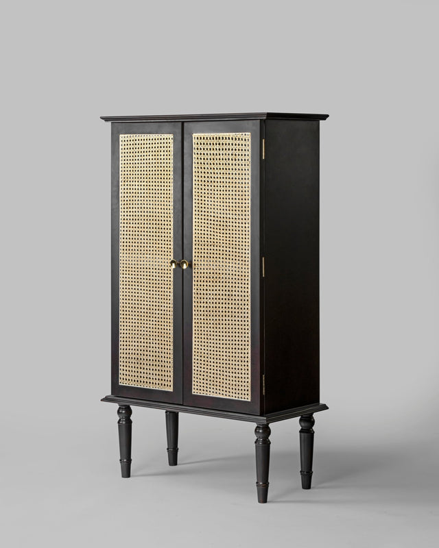 Regal Saké Rattan Bar Cabinet - Bar Cabinet - Bareeki