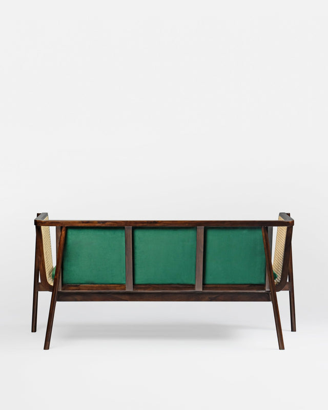 Rirakkusu Three Seater Cane Sofa - Sofa - Bareeki