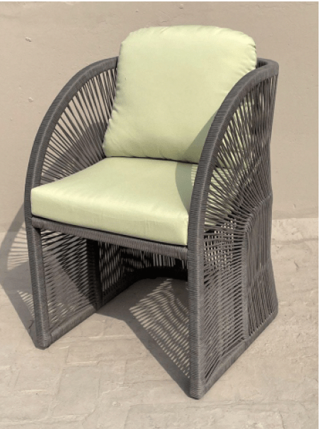 Serene Arcs Rope Lounge Chair Set - Bareeki