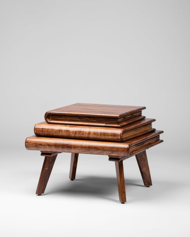 Shakespearean Book Stack Coffee Table - Coffee Table - Bareeki