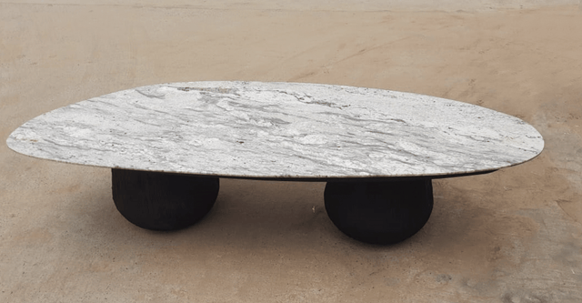 Slate Serenity Coffee Table - Bareeki