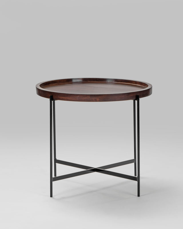 Sumāto Teak End Table - End Table - Bareeki