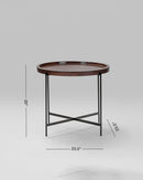 Sumāto Teak End Table - End Table - Bareeki