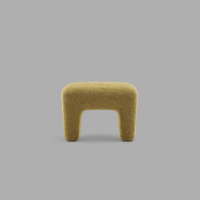 Sunshine Cozy Furry Stool