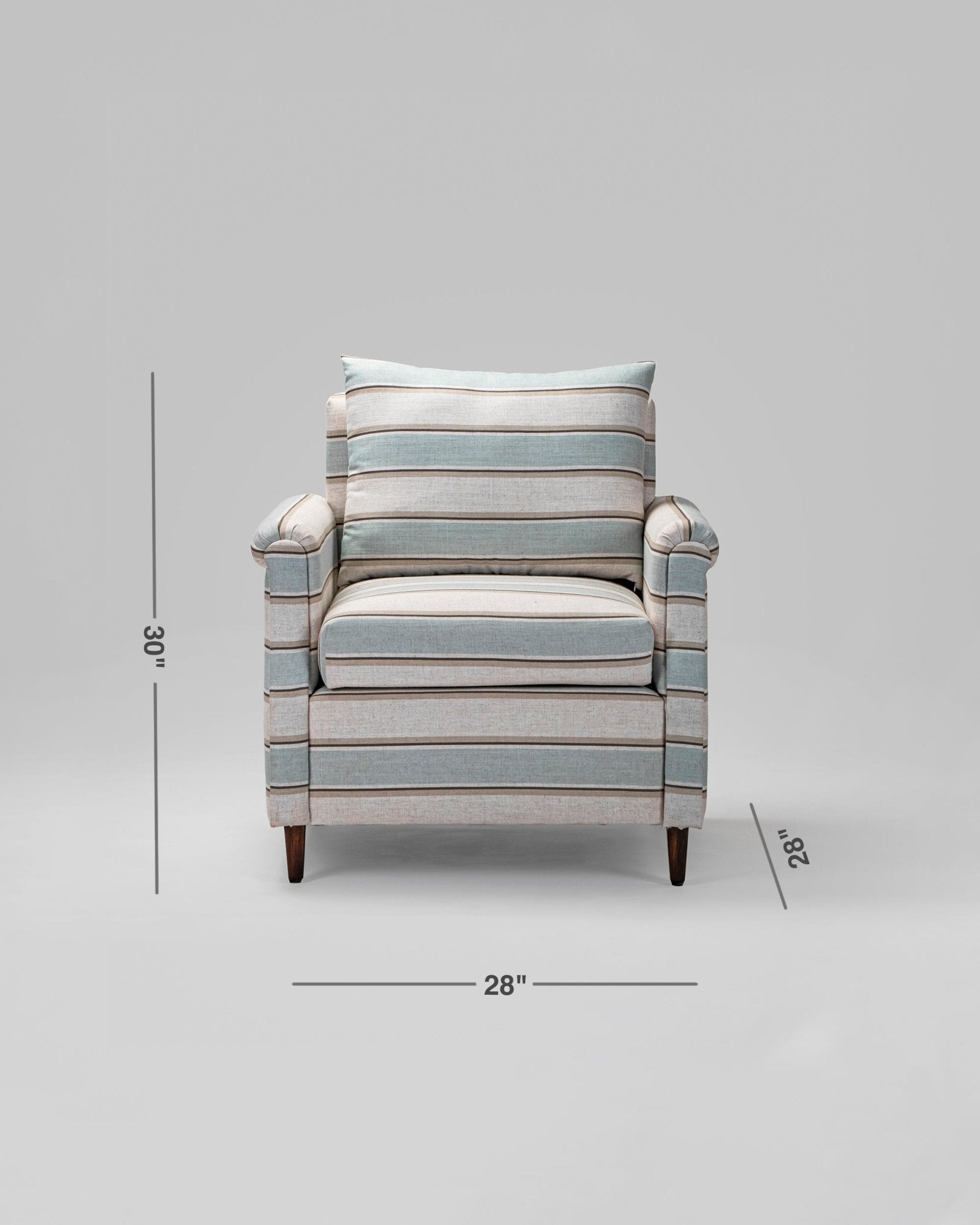 Ukiyo Teak Arm Chair - Chairs - Bareeki