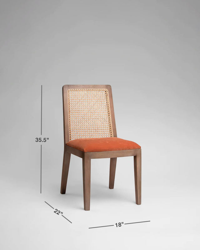 Washoku Cane Dining Chair - Chair - Bareeki