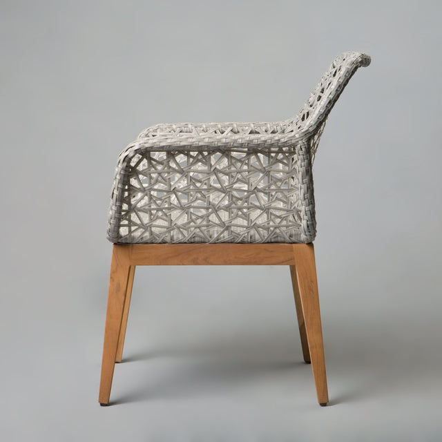 Wicker Mesh Woodland Chair - Outdoor Chair - Bareeki