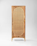 Winchester Vintage Weave Rattan Cupboard - Cupboard - Bareeki
